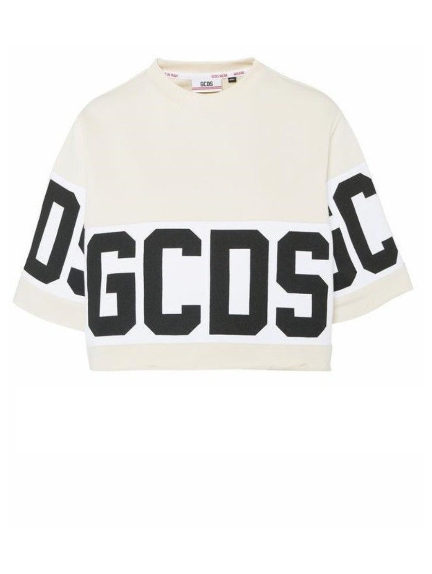 Gcds T-Shirt CC94W020604 - SanShopLuxury - -50%, 2021, Abbigliamento, Donna, Gcds, Grigio, L, Outlet, Primavera/Estate, Rosa, SS21, T-Shirt, XL