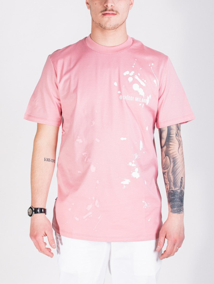 Chiodi Milano T-Shirt 0091 - SanShopLuxury - 2022, Abbigliamento, Chiodi Milano, Grigio, Idoneo, L, Outlet, Primavera/Estate, Rosa, SS22, T-Shirt, Uomo, XL