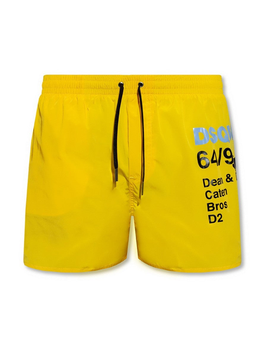 Dsquared2 Costume D7B8P4020 - SanShopLuxury - 2022, 48, 50, Abbigliamento, Beachwear, Costume, Dsquared2, Giallo, Idoneo, Outlet, Pantaloncino, Primavera/Estate, SS22, Uomo