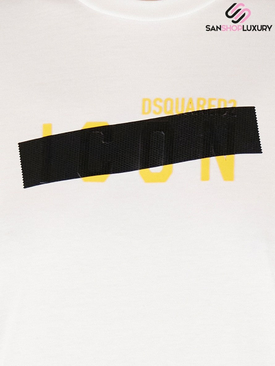 Dsquared2 T-Shirt S80GC0029 S23009 - SanShopLuxury - 2022, Abbigliamento, Autunno/Inverno, Bianco, Continuativo, Donna, Dsquared2, Idoneo, L, M, Nero, Outlet, Primavera/Estate, S, SS22, T-Shirt, XL