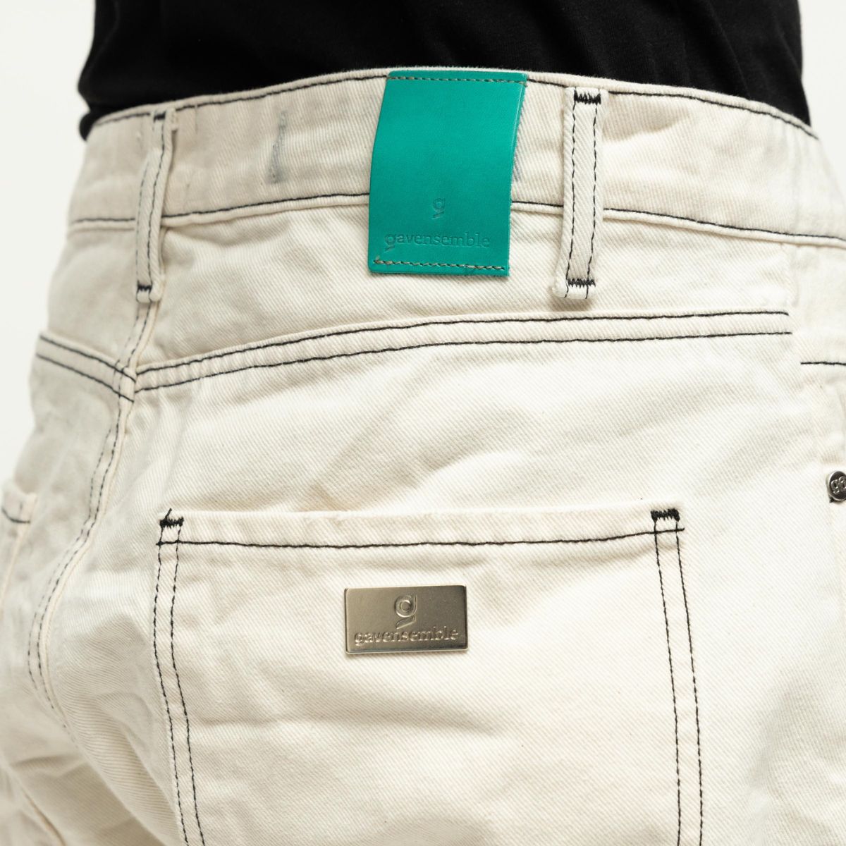 Gavensemble Jeans JEANS350 - SanShopLuxury - 2023, 50, 52, Abbigliamento, Bianco, Cargo, Gavensemble, Jeans, Outlet, Panna, Primavera/Estate, SS23, Uomo