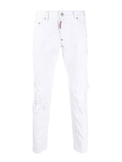 Dsquared2 Jeans S74LB1278 - SanShopLuxury - 2023, 48, 50, 52, Abbigliamento, Bianco, Dsquared2, Idoneo, Jeans, Outlet, Primavera/Estate, SS23, Uomo