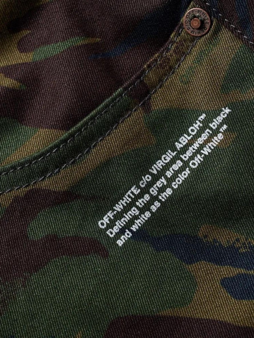 Off-White Jeans OMYA003S188140229901 - SanShopLuxury - -50%, 2018, 48, Abbigliamento, Camouflage, Jeans, Off-White, Outlet, Primavera/Estate, SS18, Ultimo, Uomo