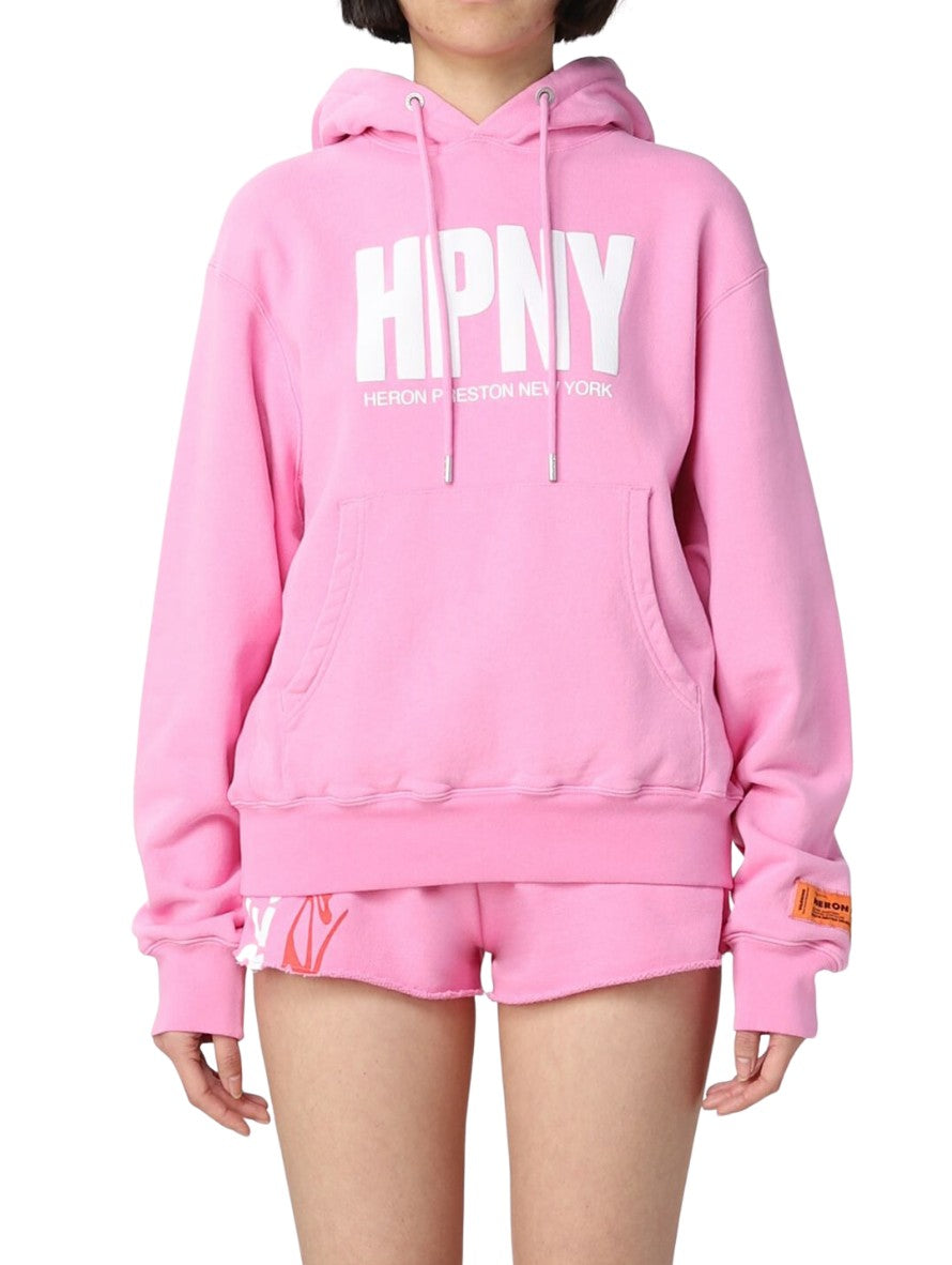 Heron Preston Felpa HWBB024S23JER005 - SanShopLuxury - 2023, Abbigliamento, Con Cappuccio, Donna, Felpa, Heron Preston, M, Outlet, Primavera/Estate, Rosa, S, SS23