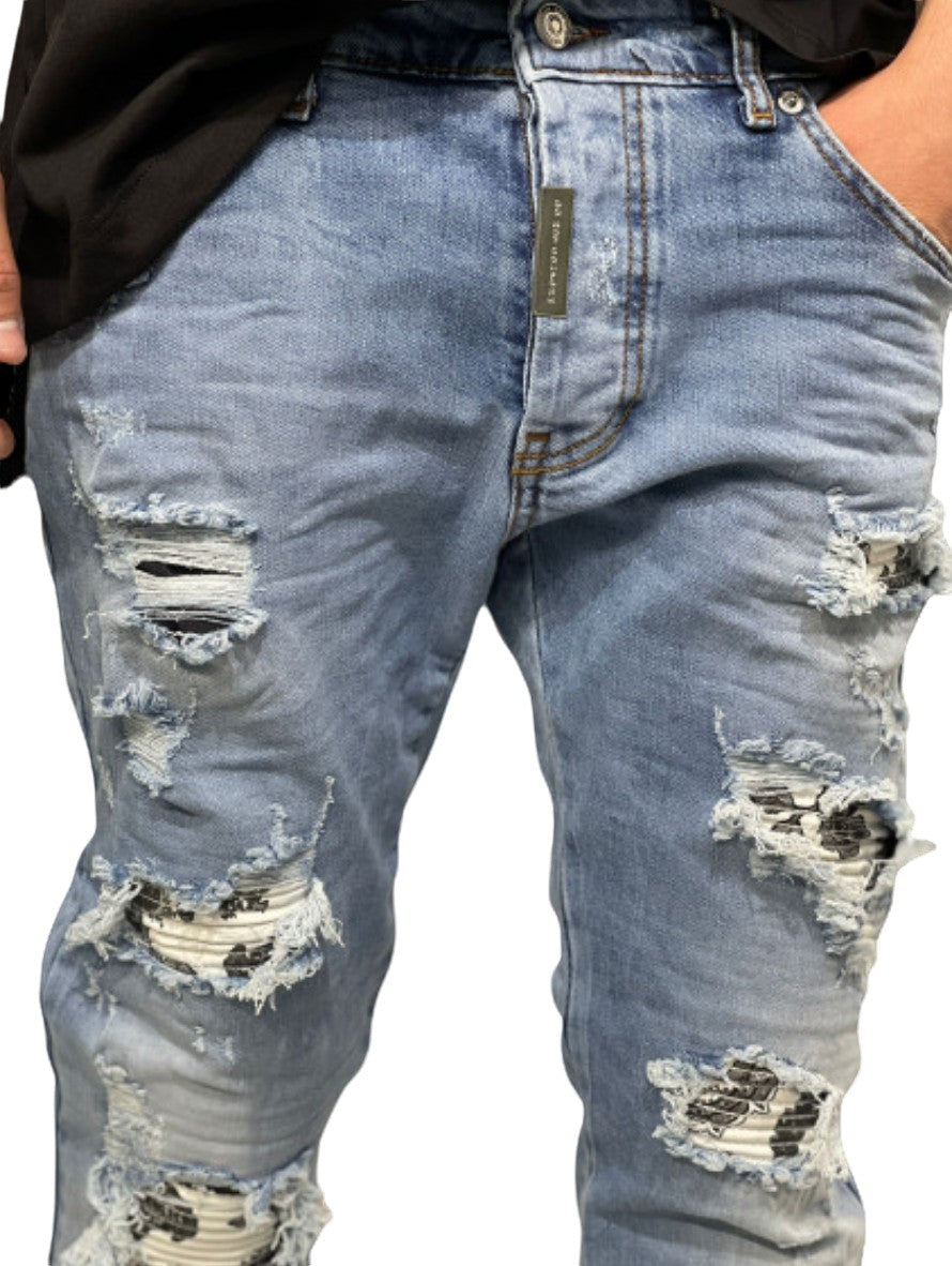 Donotconform Jeans ROCK.14-J - SanShopLuxury - -50%, 2021, 44, 46, Abbigliamento, Autunno/Inverno, Blu, Continuativo, Donotconform, Jeans, Outlet, Primavera/Estate, SS21, Uomo