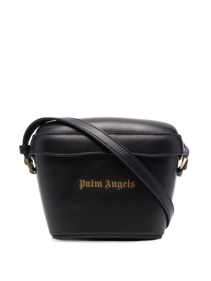 Palm Angels Borsa Da Spalla PWNQ005S22LEA001 - SanShopLuxury - 2022, Autunno/Inverno, Borsa Da Spalla, Continuativo, Donna, Idoneo, Nero, Outlet, Palm Angels, Primavera/Estate, SS22, Tracolla, Ultimo, Unica, Valigeria