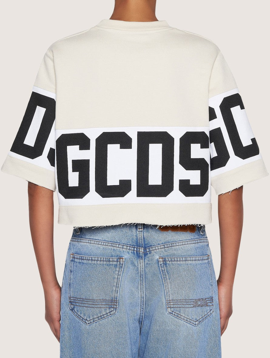 Gcds T-Shirt CC94W020604 - SanShopLuxury - -50%, 2021, Abbigliamento, Donna, Gcds, Grigio, L, Outlet, Primavera/Estate, Rosa, SS21, T-Shirt, XL