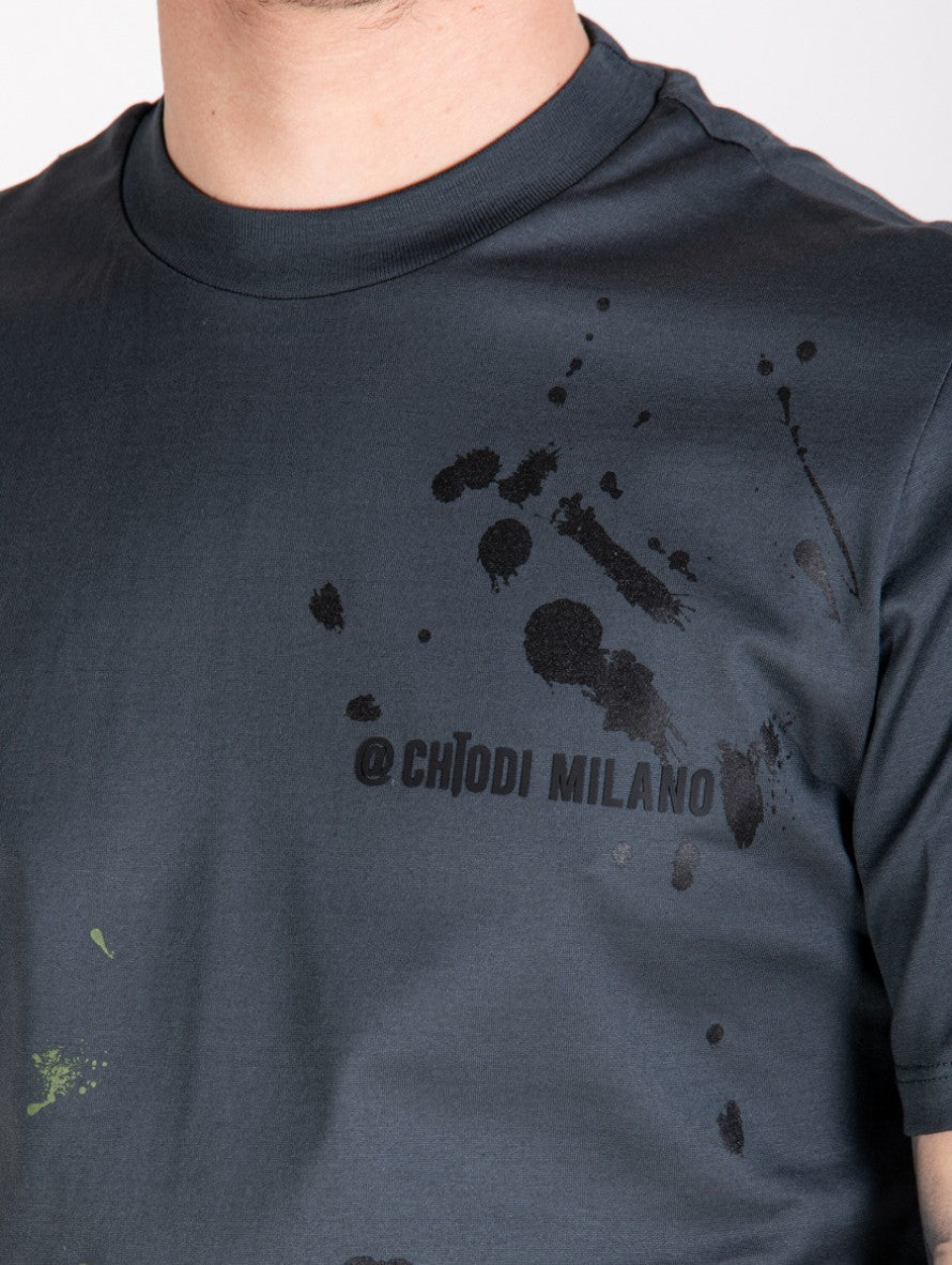 Chiodi Milano T-Shirt 0091 - SanShopLuxury - 2022, Abbigliamento, Chiodi Milano, Grigio, Idoneo, L, Outlet, Primavera/Estate, Rosa, SS22, T-Shirt, Uomo, XL