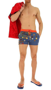 Dsquared2 Costume D7B761840 - SanShopLuxury - -50%, 2018, 46, 48, 52, Abbigliamento, Beachwear, Blu, Costume, Dsquared2, Outlet, Pantaloncino, Primavera/Estate, SS18, Uomo