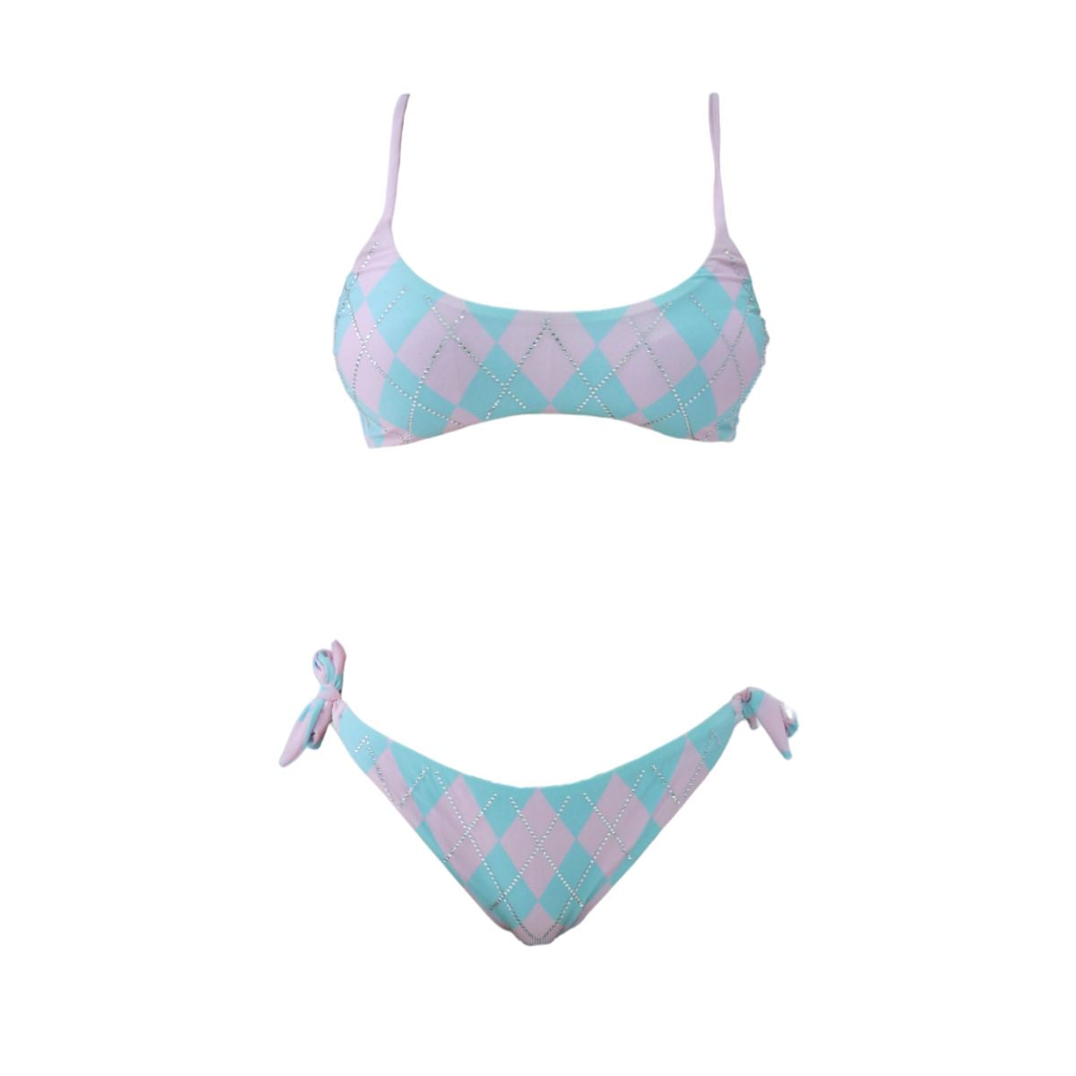 District Margherita Mazzei Costume 3DS18-3DS36 - SanShopLuxury - 2023, Abbigliamento, Azzurro-Rosa, Beachwear, Costume, District Margherita Mazzei, Donna, Fascia, L, M, Outlet, Primavera/Estate, S, SS23, Turchese, Ultimo