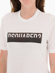 Dsquared2 T-Shirt S75GD0153/S23848100 - SanShopLuxury - -50%, 2021, Abbigliamento, Bianco, Donna, Dsquared2, M, Outlet, Primavera/Estate, SS21, T-Shirt, Ultimo, XL