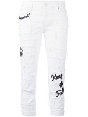 Dsquared2 Jeans S72LA0978 100 - SanShopLuxury - -50%, 2018, 40, Abbigliamento, Bianco, Donna, Dsquared2, Jeans, Outlet, Primavera/Estate, SS18, Ultimo