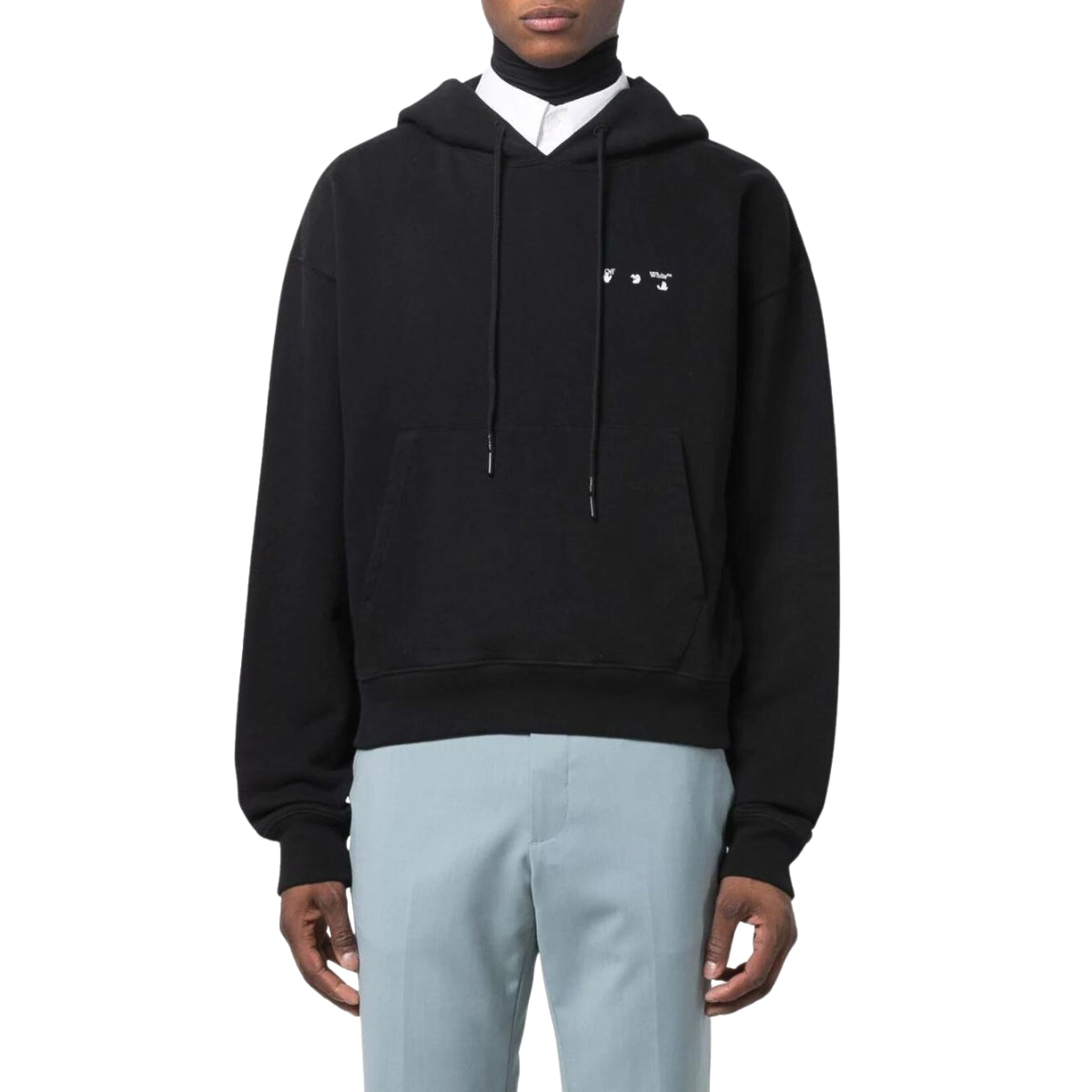 Felpa Off-White OMBB037C99FLE004 - SanShopLuxury - Abbigliamento, Autunno/Inverno, Carry Over, Con Cappuccio, Continuativo, Felpa, Felpe, Idoneo, M, Nero, New, Off-White, Primavera/Estate, Ultimo, Uomo, XL