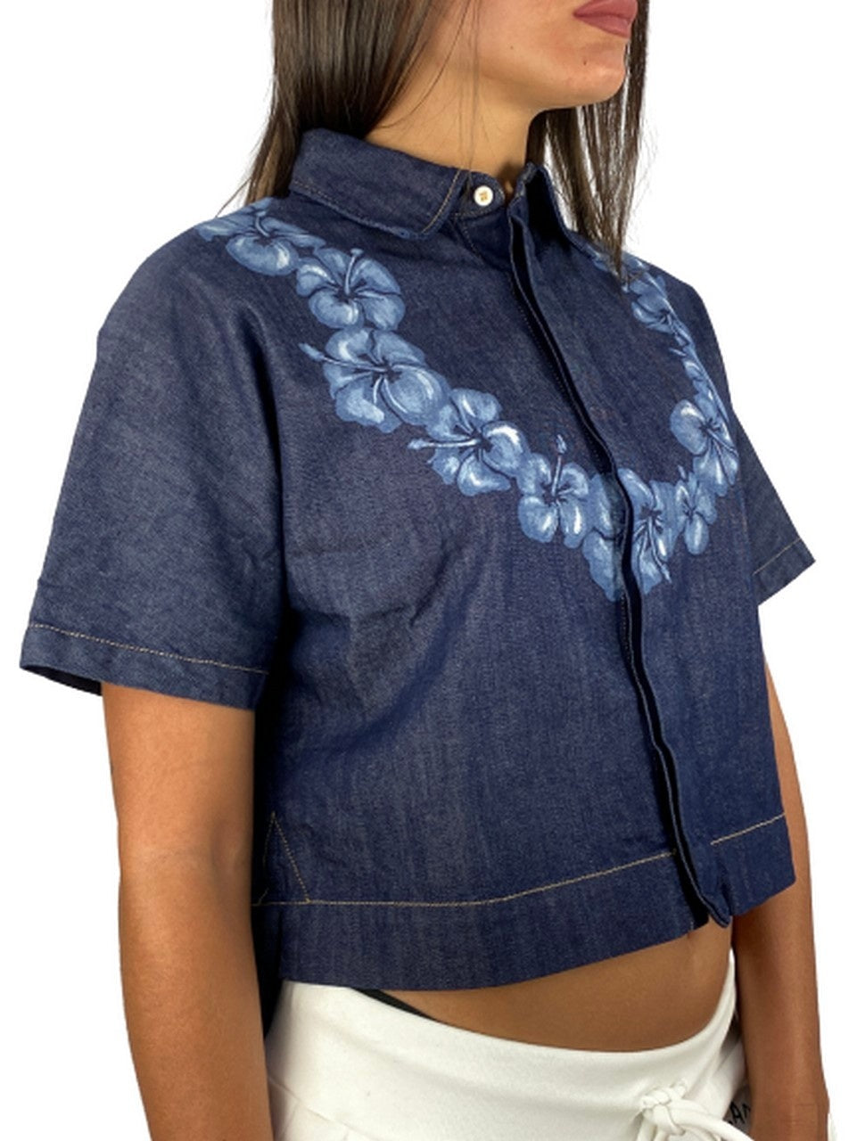 Dsquared2 Camicie S72DL0435 470 - SanShopLuxury - -70%, 2016, 42, Abbigliamento, Blu, Camicie, Crop, Donna, Dsquared2, Outlet, Primavera/Estate, SS16, Ultimo