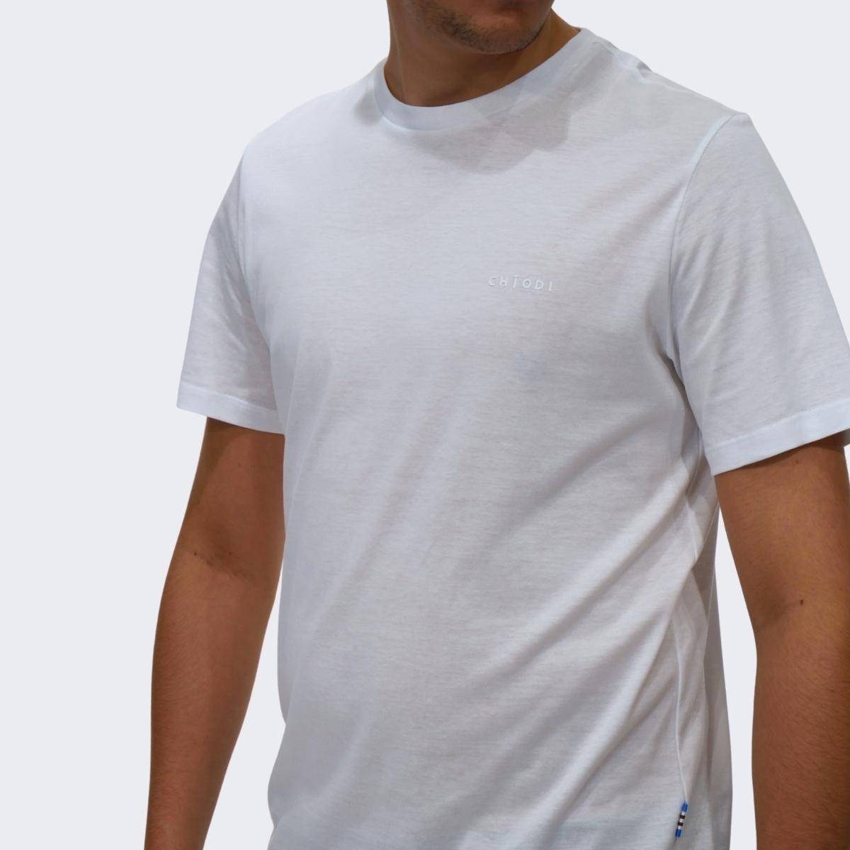 Chiodi Milano T-Shirt 0089-CHIODI - SanShopLuxury - 2023, Abbigliamento, Bianco, Bianco-Bianco, Chiodi Milano, Idoneo, L, M, Nero, Nero-Bianco, Outlet, Primavera/Estate, S, SS23, T-Shirt, Uomo, XL, XXL, XXXL