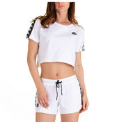 Kappa T-Shirt 303WGQ0 874 - SanShopLuxury - -50%, 2019, Abbigliamento, Bianco, Crop, Donna, Kappa, Outlet, Primavera/Estate, S, SS19, T-Shirt, Ultimo
