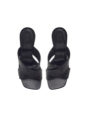 Gcds Sandali SS22W710103 02 - SanShopLuxury - 100, 2022, 36, 37, 38, 39, Calzature, Donna, Fascia, Gcds, Nero, Outlet, Primavera/Estate, Sandali, SS22, Tacco a blocco