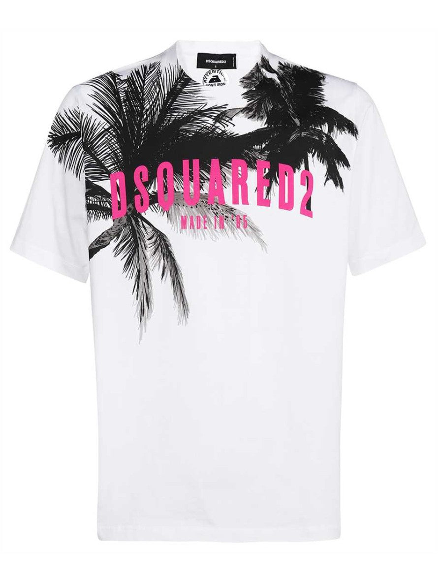 Dsquared2 T-Shirt S74GD1098 - SanShopLuxury - 2023, Abbigliamento, Bianco, Dsquared2, Idoneo, M, Nero, Outlet, Primavera/Estate, SS23, T-Shirt, Uomo, XL, XXL, XXXL