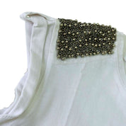 Le Voliere T-Shirt WS16T50JW - SanShopLuxury - -70%, 2016, Abbigliamento, Bianco, Donna, Le Voliere, Outlet, Primavera/Estate, SS16, T-Shirt, Ultimo, XS