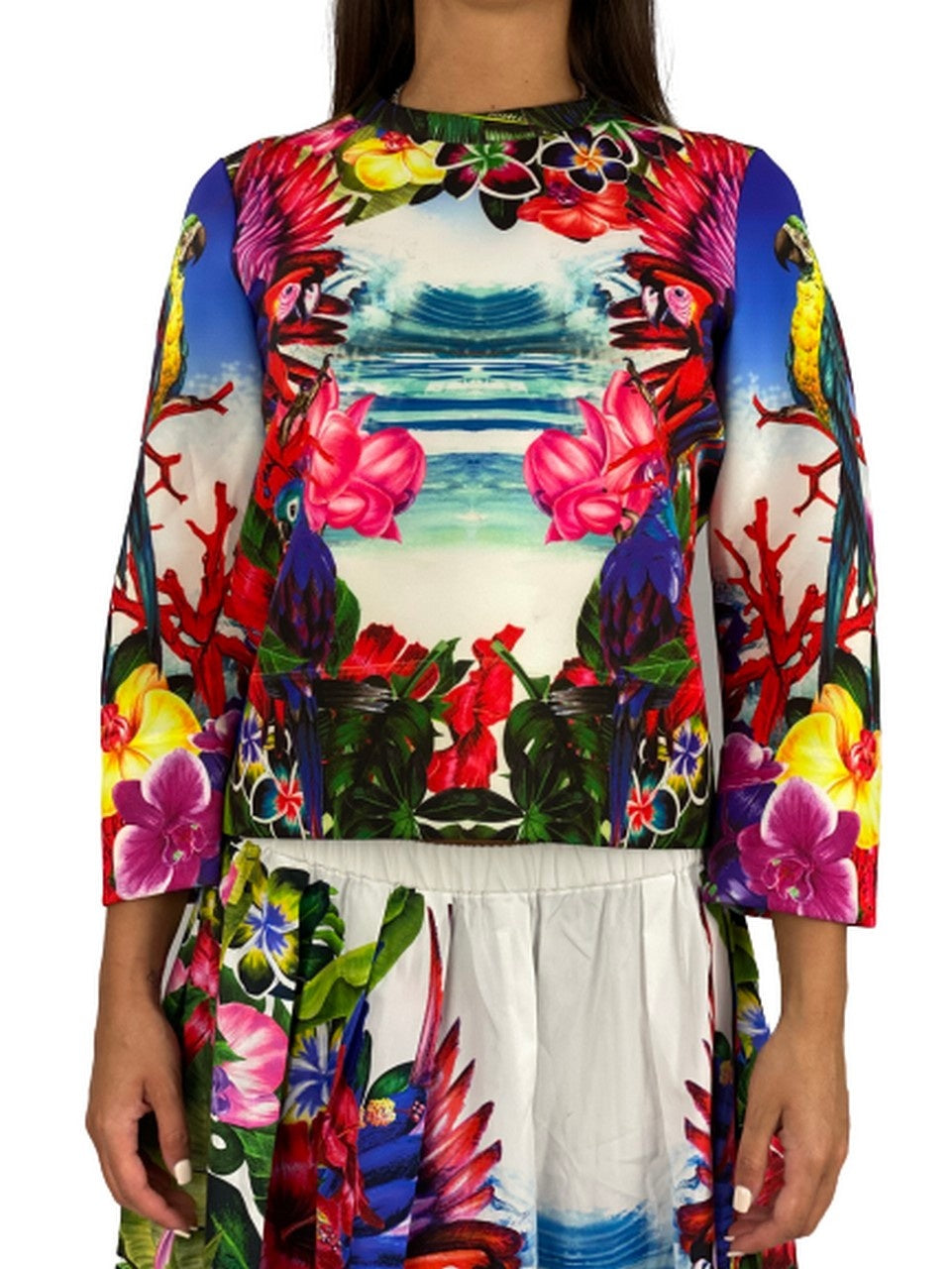 Dsquared2 Felpa S73GU0020 002S - SanShopLuxury - -70%, 2016, Abbigliamento, Donna, Dsquared2, Felpa, Multicolore, Outlet, Primavera/Estate, SS16, Ultimo, XS