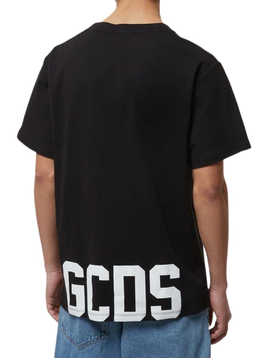 Gcds T-Shirt SS23M130204 - SanShopLuxury - 2023, Abbigliamento, Bianco, Gcds, L, Nero, Outlet, Primavera/Estate, SS23, T-Shirt, Uomo, XL, XXL