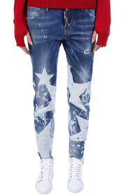 Dsquared2 Jeans S75LA0838 470 - SanShopLuxury - -50%, 2018, 40, 44, Abbigliamento, Autunno/Inverno, Blu, Continuativo, Donna, Dsquared2, Jeans, Outlet, Primavera/Estate, SS18, Ultimo