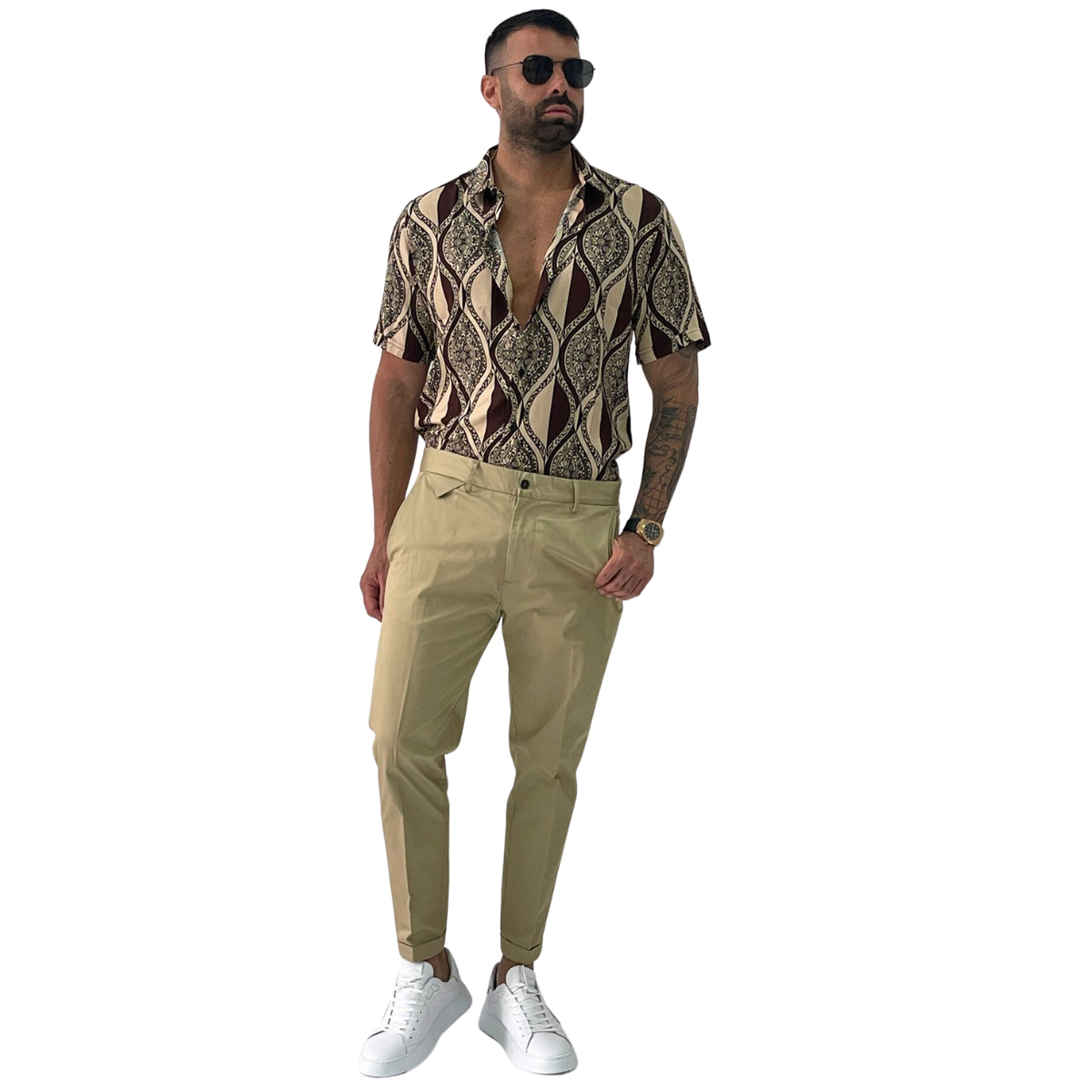 Chiodi Milano Camicie 0179 - SanShopLuxury - 2023, Abbigliamento, Beige, Camicie, Chiodi Milano, L, M, Outlet, Primavera/Estate, SS23, Uomo, XL, XXL