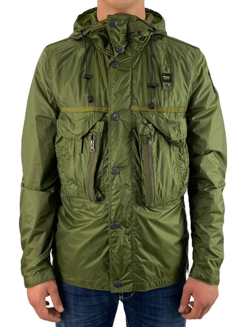 Blauer Giubbino 18SBLUB01052 - SanShopLuxury - -50%, 2018, Abbigliamento, Blauer, Giubbino, L, M, Outlet, Primavera/Estate, SS18, Uomo, Verde, XL