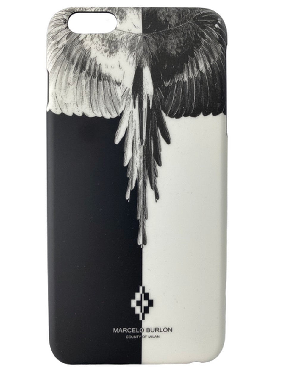 Marcelo Burlon Smartphone Cover CWPA002F16008300 1088 - SanShopLuxury - -50%, 2018, Abbigliamento, Accessori, Donna, Iphone 6-6s Plus, Marcelo Burlon, Nero, Outlet, Smartphone Cover, Unica