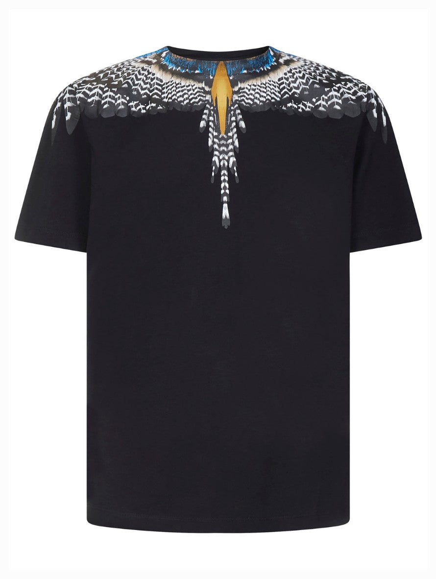 Marcelo Burlon T-Shirt CMAA018F22JER002 - SanShopLuxury - 2022, Abbigliamento, Autunno/Inverno, Continuativo, FW22, L, M, Marcelo Burlon, Nero, Outlet, Primavera/Estate, S, T-Shirt, Ultimo, Uomo