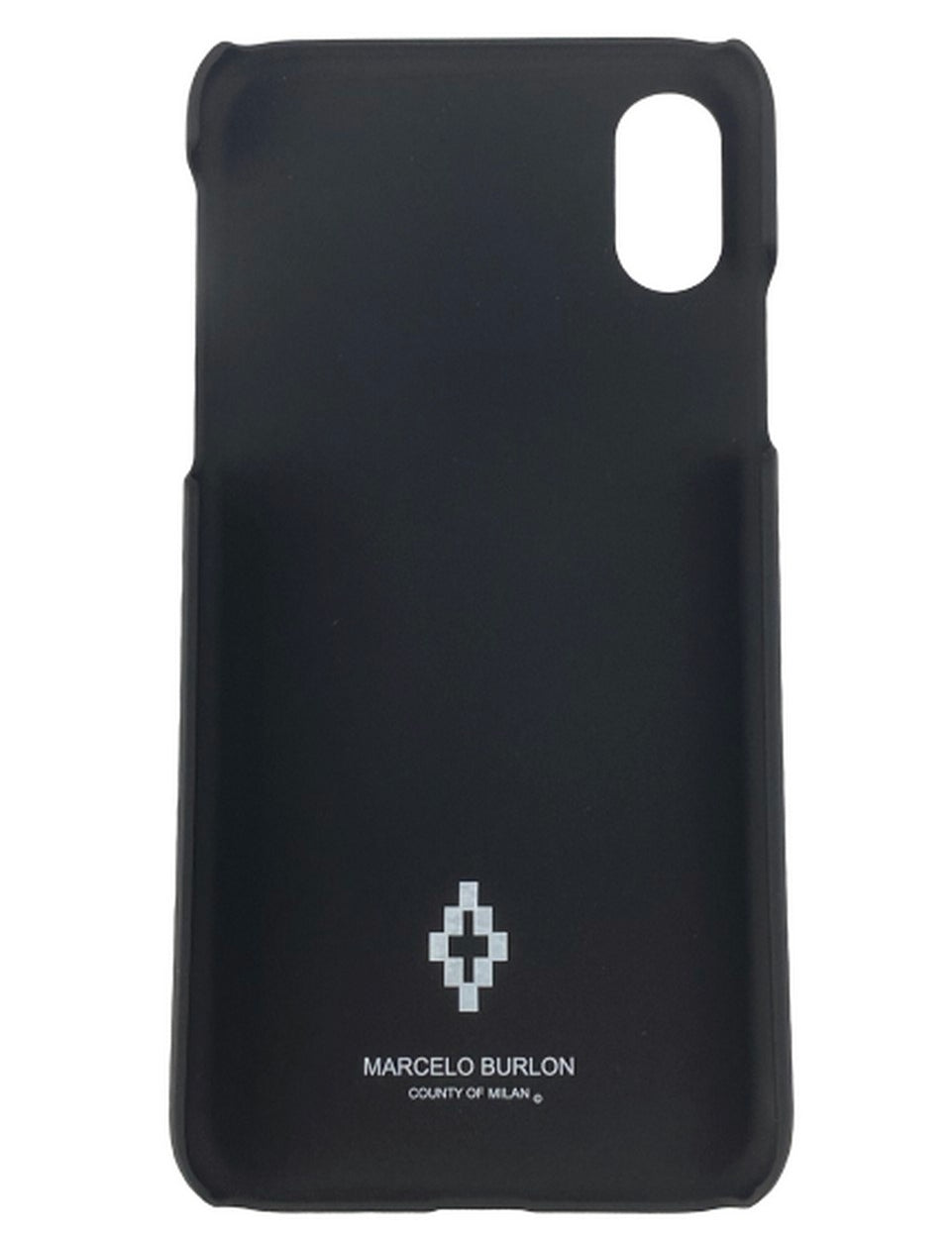 Marcelo Burlon Smartphone Cover CMPA007S19008016 1088 - SanShopLuxury - -50%, 2019, Abbigliamento, Accessori, Donna, Iphone X-Xs, Marcelo Burlon, Nero, Outlet, Smartphone Cover, Unica, UNISEX, Uomo