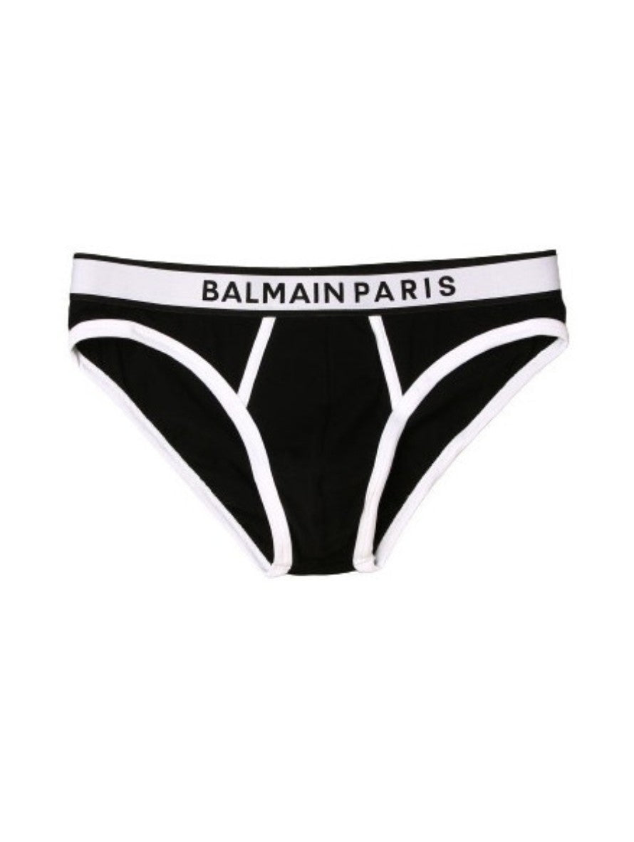 Balmain Slip BRL615200 - SanShopLuxury - Autunno/Inverno, Balmain, Bianco, Bianco-Nero, Blu, Blu-Bianco, Carry Over, Continuativo, Idoneo, Intimo, L, M, Nero, Nero-Bianco, New, Primavera/Estate, S, Slip, Uomo, XL, XXL