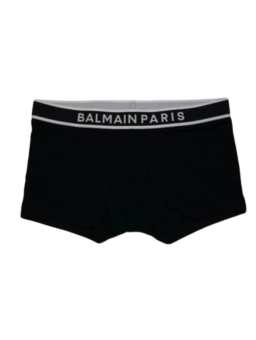 Balmain Boxer BRLD55200 - SanShopLuxury - Autunno/Inverno, Balmain, Boxer, Carry Over, Continuativo, Idoneo, Intimo, L, M, Nero, Nero-Bianco, New, Primavera/Estate, S, Uomo, XL, XXL