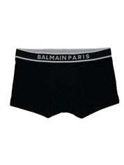 Balmain Boxer BRLD55200 - SanShopLuxury - Autunno/Inverno, Balmain, Boxer, Carry Over, Continuativo, Idoneo, Intimo, L, M, Nero, Nero-Bianco, New, Primavera/Estate, S, Uomo, XL, XXL