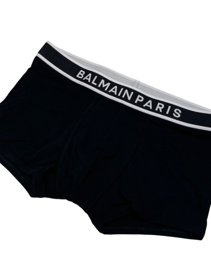 Balmain Boxer BRLD55200 - SanShopLuxury - Autunno/Inverno, Balmain, Boxer, Carry Over, Continuativo, Idoneo, Intimo, L, M, Nero, Nero-Bianco, New, Primavera/Estate, S, Uomo, XL, XXL