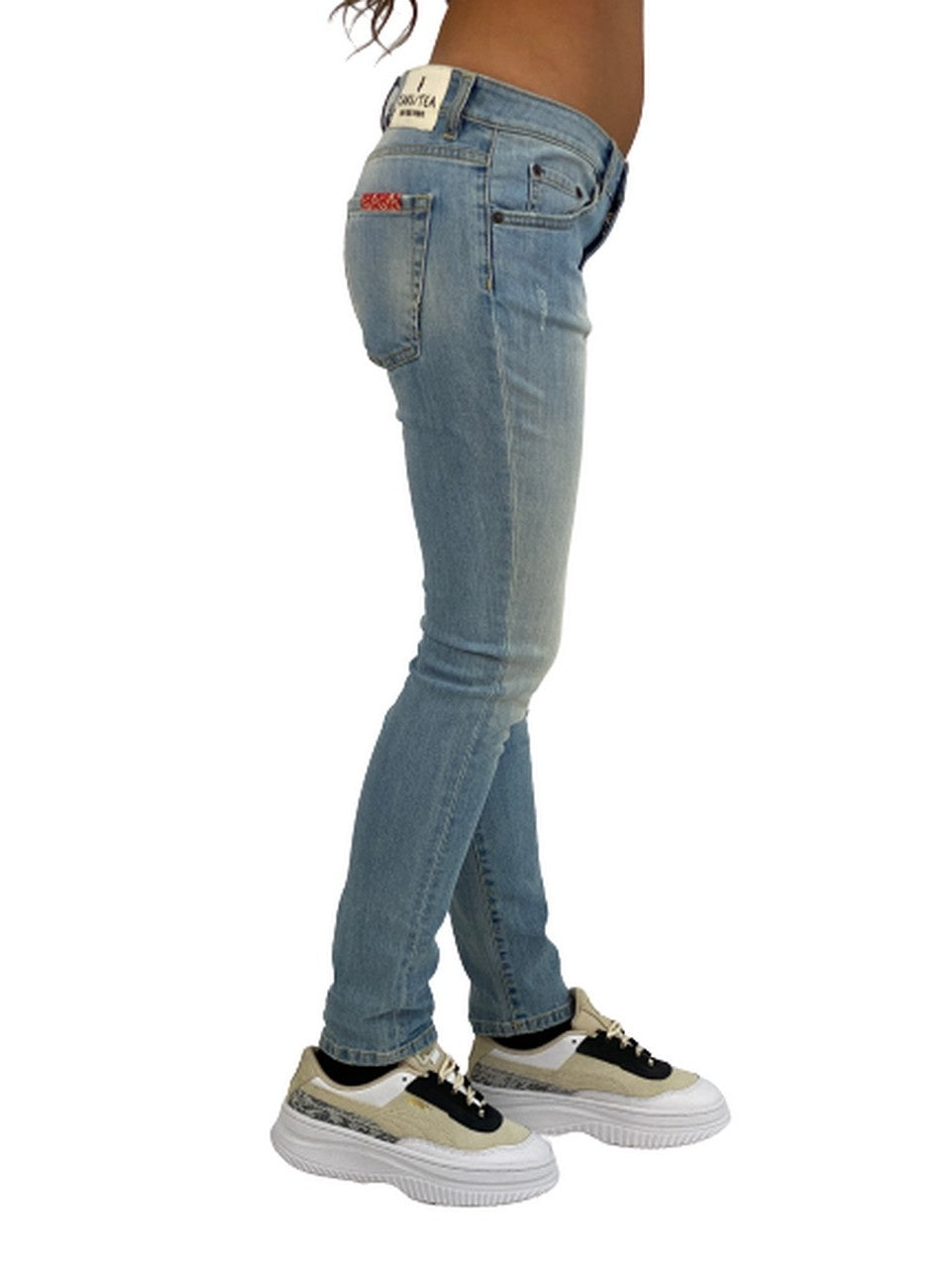 Takutea Jeans WIND TYPHOON - SanShopLuxury - -50%, 2018, 41, 42, 43, 44, Abbigliamento, Blu, Donna, Jeans, Outlet, Primavera/Estate, SS18, Takutea