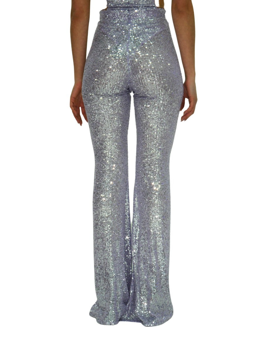 District Margherita Mazzei Pantalone 3DP77 - SanShopLuxury - 2023, 40, 42, 44, Abbigliamento, Beachwear, District Margherita Mazzei, Donna, Idoneo, Lilla, Outlet, Pantalone, Pantalone Zampa, Primavera/Estate, SS23, Verde, Verde Lime, Viola