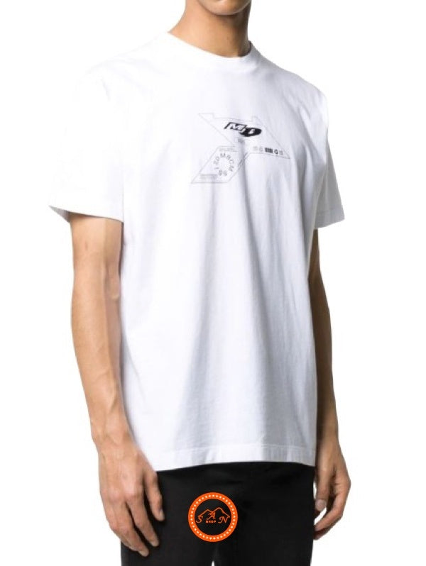 Marcelo Burlon T-Shirt CMAA018S20JER010 - SanShopLuxury - -50%, 2020, Abbigliamento, Bianco, L, Marcelo Burlon, Outlet, Primavera/Estate, SS20, T-Shirt, Ultimo, Uomo, XL