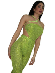 District Margherita Mazzei Pantalone 3DP77 - SanShopLuxury - 2023, 40, 42, 44, Abbigliamento, Beachwear, District Margherita Mazzei, Donna, Idoneo, Lilla, Outlet, Pantalone, Pantalone Zampa, Primavera/Estate, SS23, Verde, Verde Lime, Viola