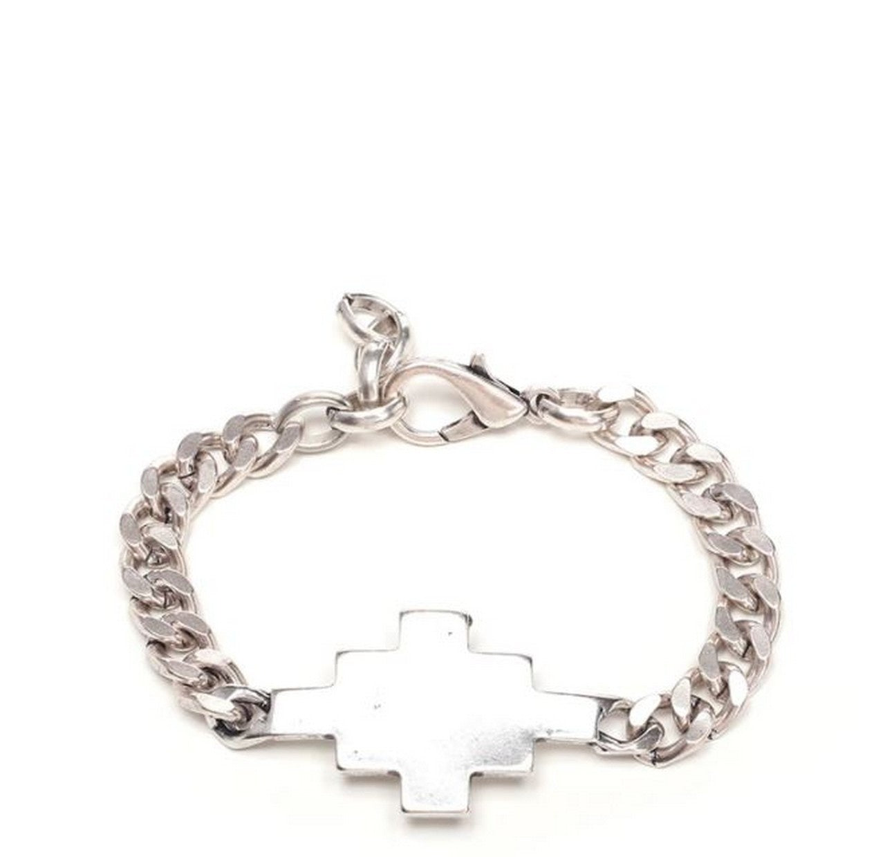 Marcelo Burlon Bracciale CMOA013E20MET001 - SanShopLuxury - -50%, 2020, Argento, Autunno/Inverno, Bracciale, Continuativo, FW20, Gioielleria, Marcelo Burlon, Nero, Outlet, Primavera/Estate, Unica, Uomo