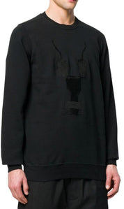 Rick Owens Drkshdw Felpa DU18S3270 FEMB - SanShopLuxury - -50%, 2018, Abbigliamento, Autunno/Inverno, Continuativo, Felpa, Girocollo, M, Nero, Outlet, Primavera/Estate, Rick Owens Drkshdw, S, SS18, Uomo