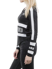 Adidas T-Shirt AY6696 02 - SanShopLuxury - -50%, 2019, Abbigliamento, Adidas, Donna, Manica lunga, Nero, Outlet, Primavera/Estate, SS19, T-Shirt, XS