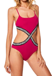 Dsquared2 Costume D6BG32530 - SanShopLuxury - -50%, 2020, 40, 42, Abbigliamento, Beachwear, Bianco, Costume, Donna, Dsquared2, Intero, Outlet, Primavera/Estate, Rosa, SS20