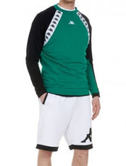 Kappa Felpa 304ICS0 903 - SanShopLuxury - -50%, 2019, Abbigliamento, Felpa, Girocollo, Kappa, L, M, Outlet, Primavera/Estate, S, SS19, Uomo, Verde, XL