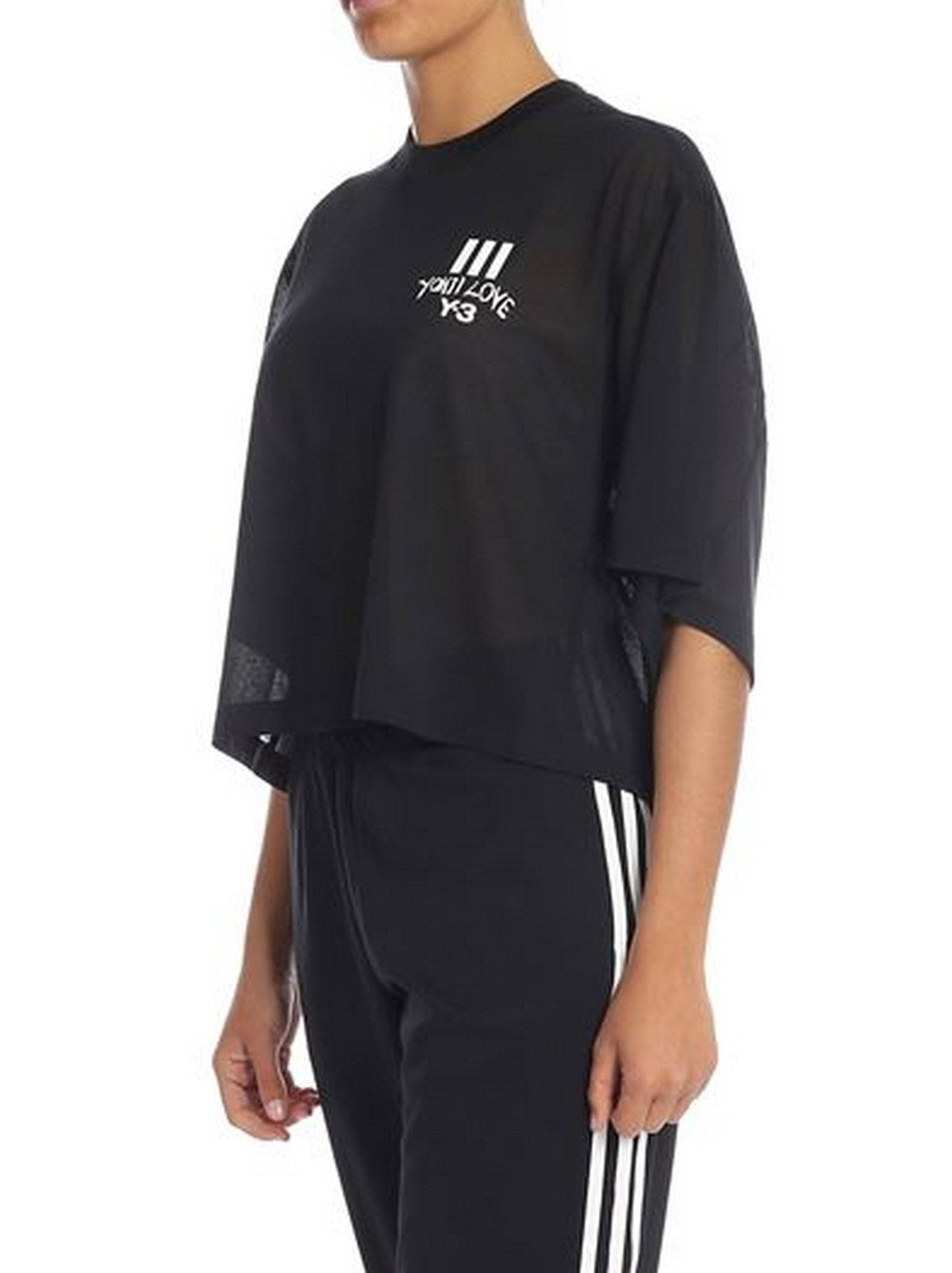 Adidas Y-3 T-Shirt DY7222 02 - SanShopLuxury - -50%, 2019, Abbigliamento, Adidas Y-3, Donna, M, Nero, Outlet, Primavera/Estate, S, SS19, T-Shirt, XS