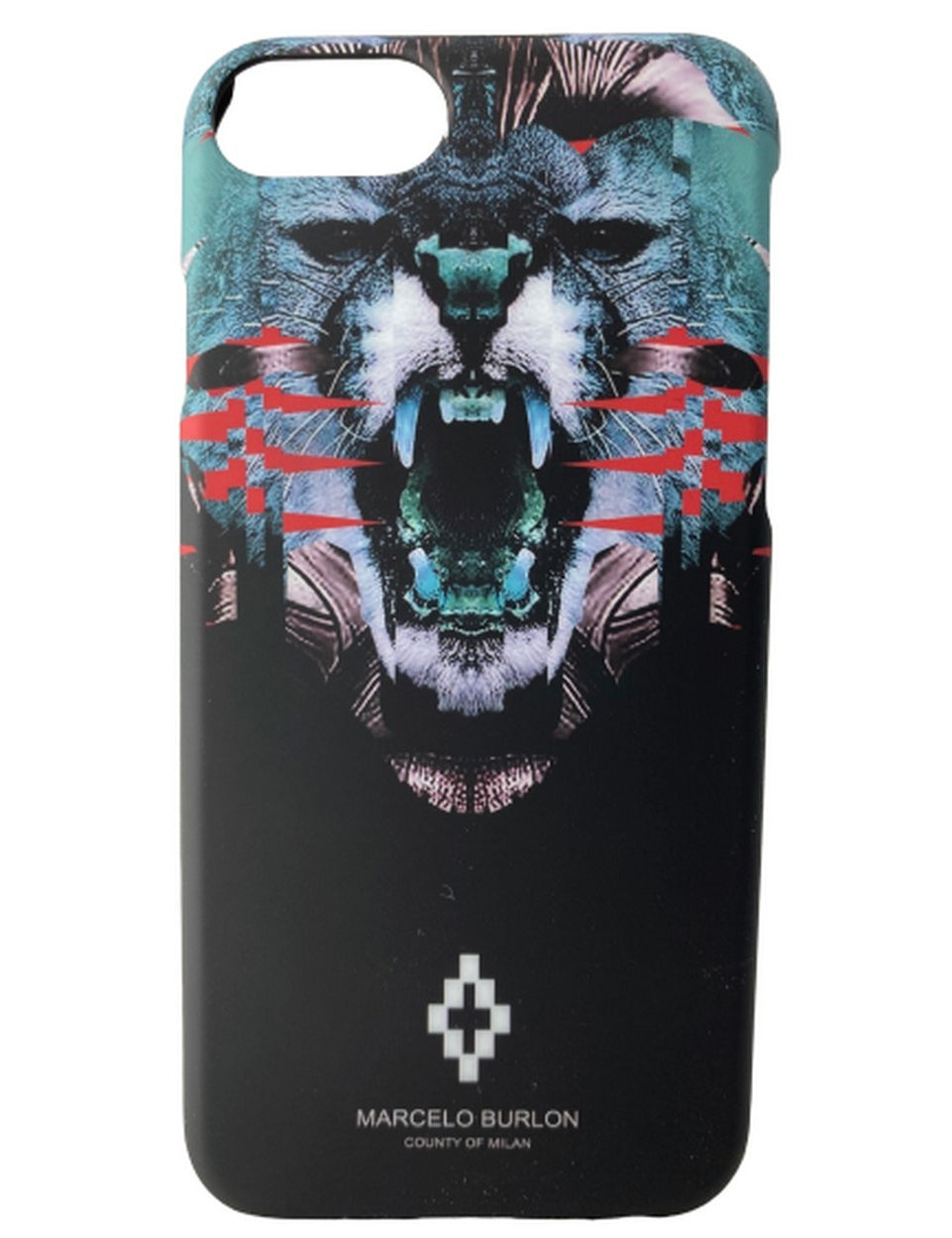 Marcelo Burlon Smartphone Cover CMPA005F17008184 1088 - SanShopLuxury - -70%, 2017, Abbigliamento, Accessori, Iphone 7, Marcelo Burlon, Nero, Outlet, Smartphone Cover, Unica, Uomo