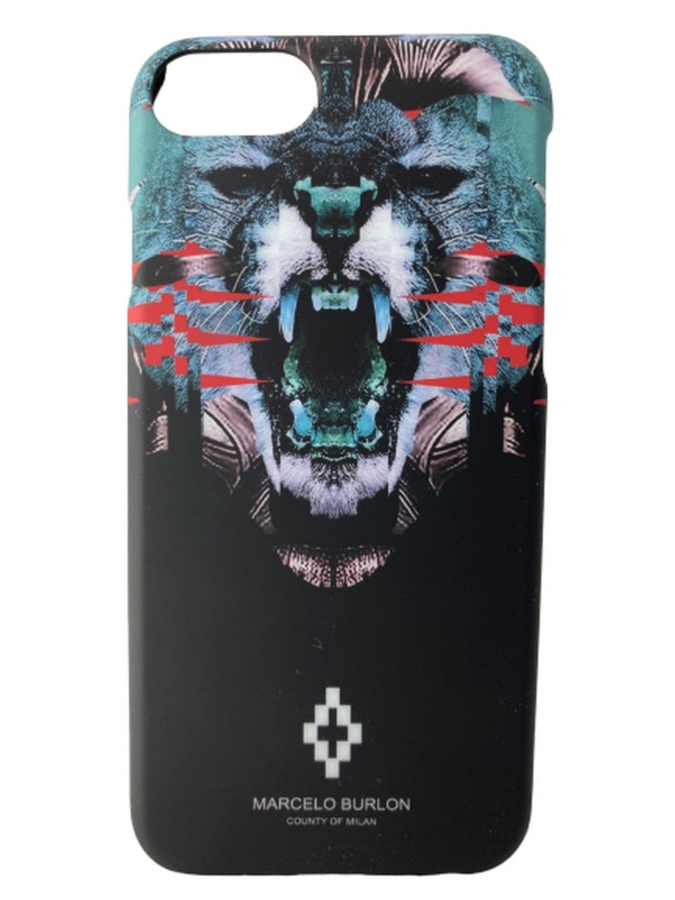 Marcelo Burlon Smartphone Cover CMPA005F17008184 1088 - SanShopLuxury - -70%, 2017, Abbigliamento, Accessori, Iphone 7, Marcelo Burlon, Nero, Outlet, Smartphone Cover, Unica, Uomo