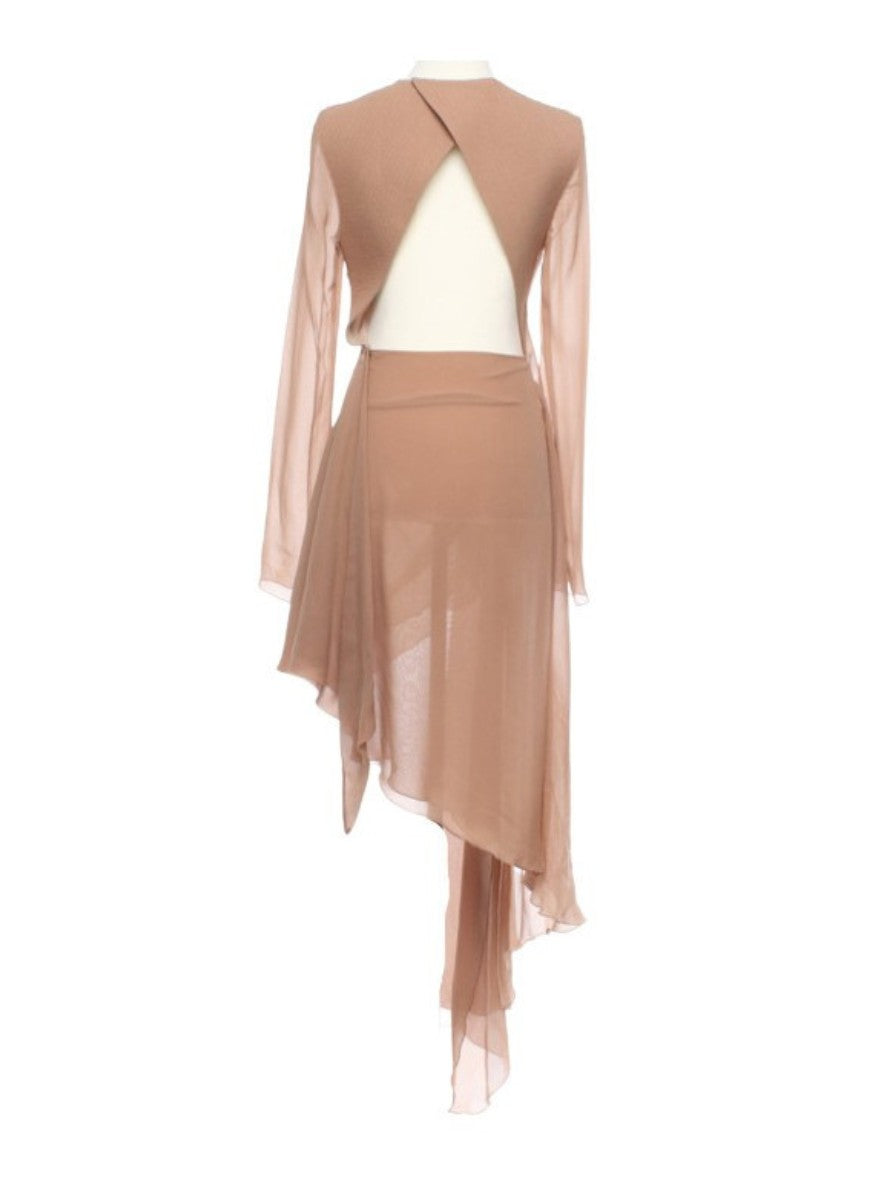 Off-White Abiti OWDB047F176721660300 - SanShopLuxury - -50%, 2018, 40, Abbigliamento, Abiti, Beige, Donna, Off-White, Outlet, Primavera/Estate, SS18, Ultimo