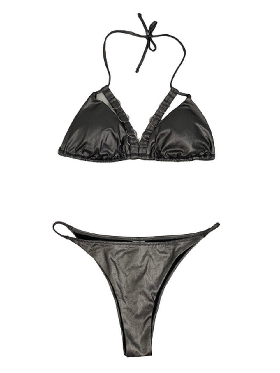 F**K Costume F18B-3C441AL - SanShopLuxury - -50%, 2018, Abbigliamento, Argento, Beachwear, Costume, Donna, F**K, L, M, Outlet, Primavera/Estate, SS18, Triangolo, Ultimo