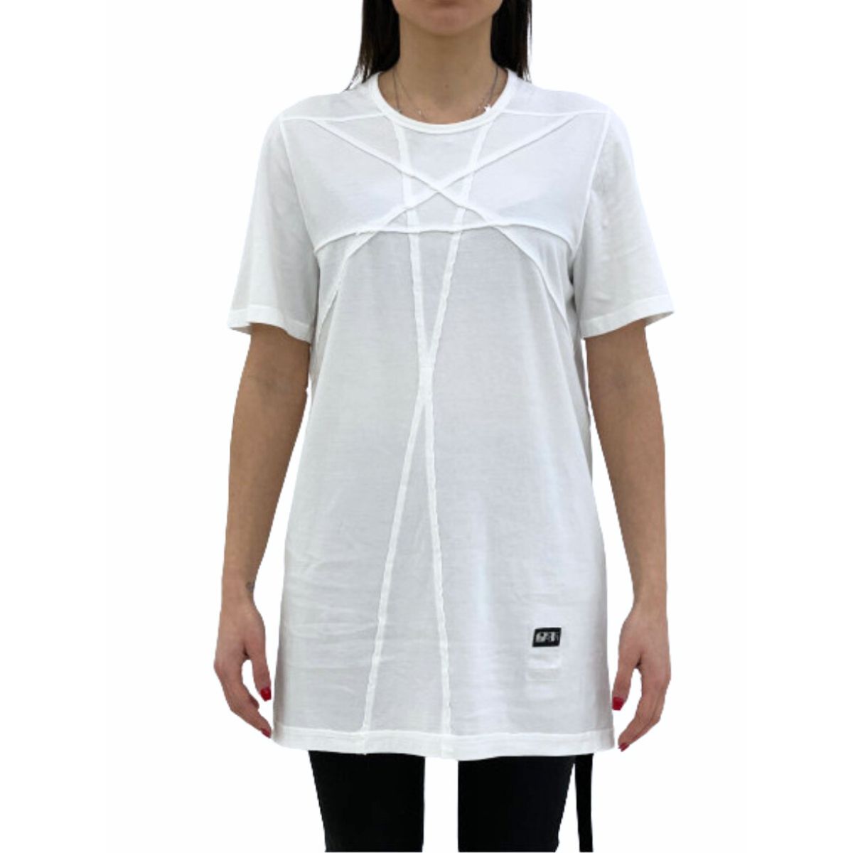 Rick Owens Drkshdw T-Shirt DS21S2205/RNEM4 - SanShopLuxury - -50%, 2021, Abbigliamento, Bianco, Donna, L, M, Outlet, Primavera/Estate, Rick Owens Drkshdw, Rosso, S, SS21, T-Shirt